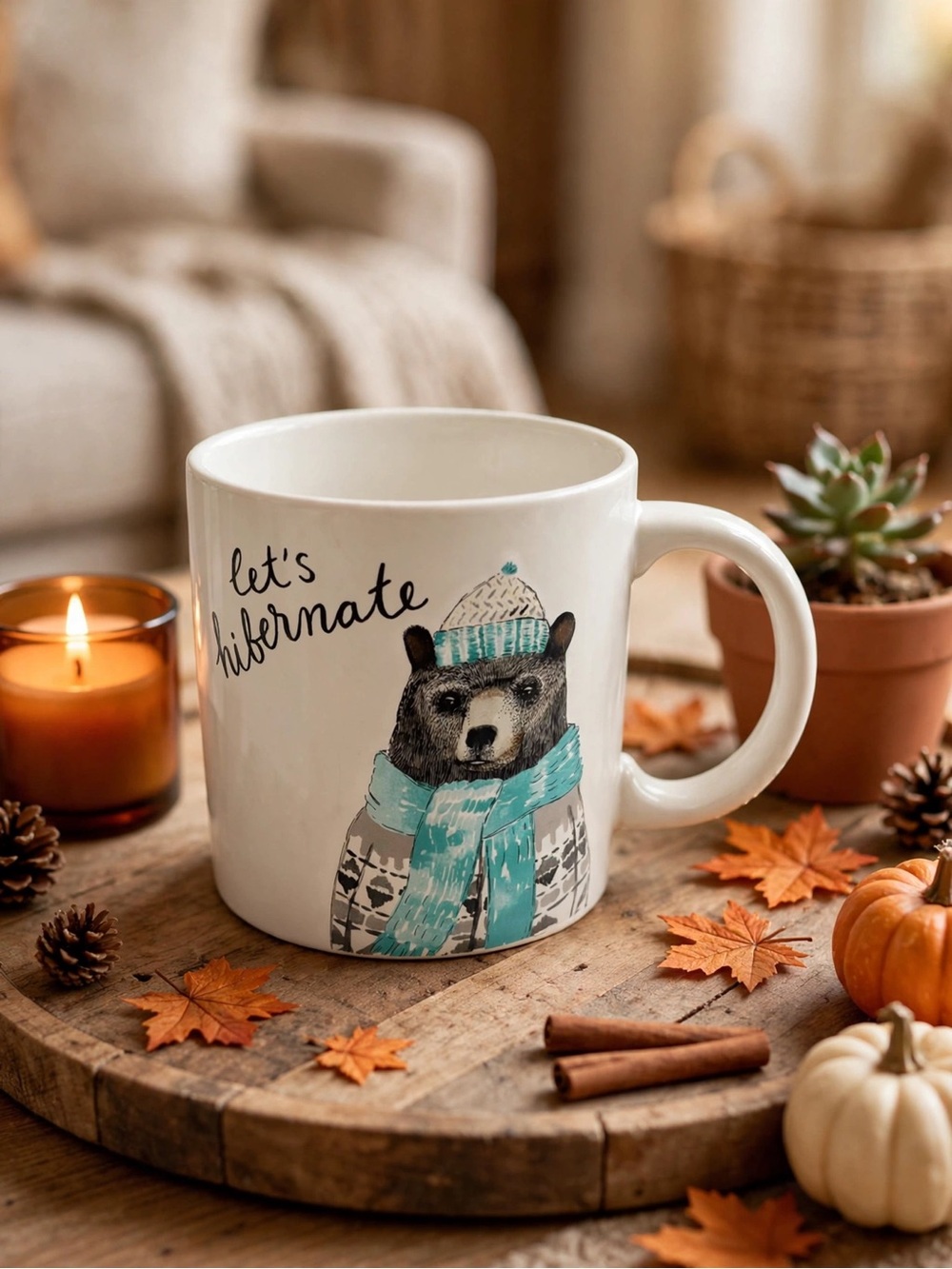 Indigo “Let’s Hibernate” mug